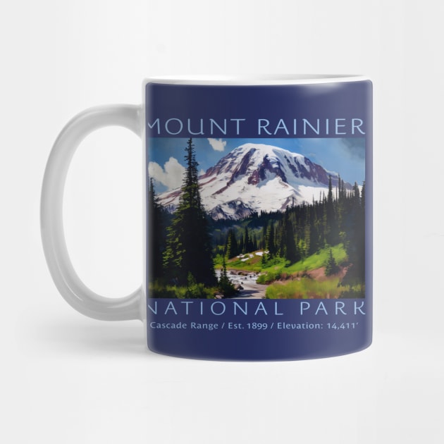 Mount Rainier National Park by Pine Hill Goods